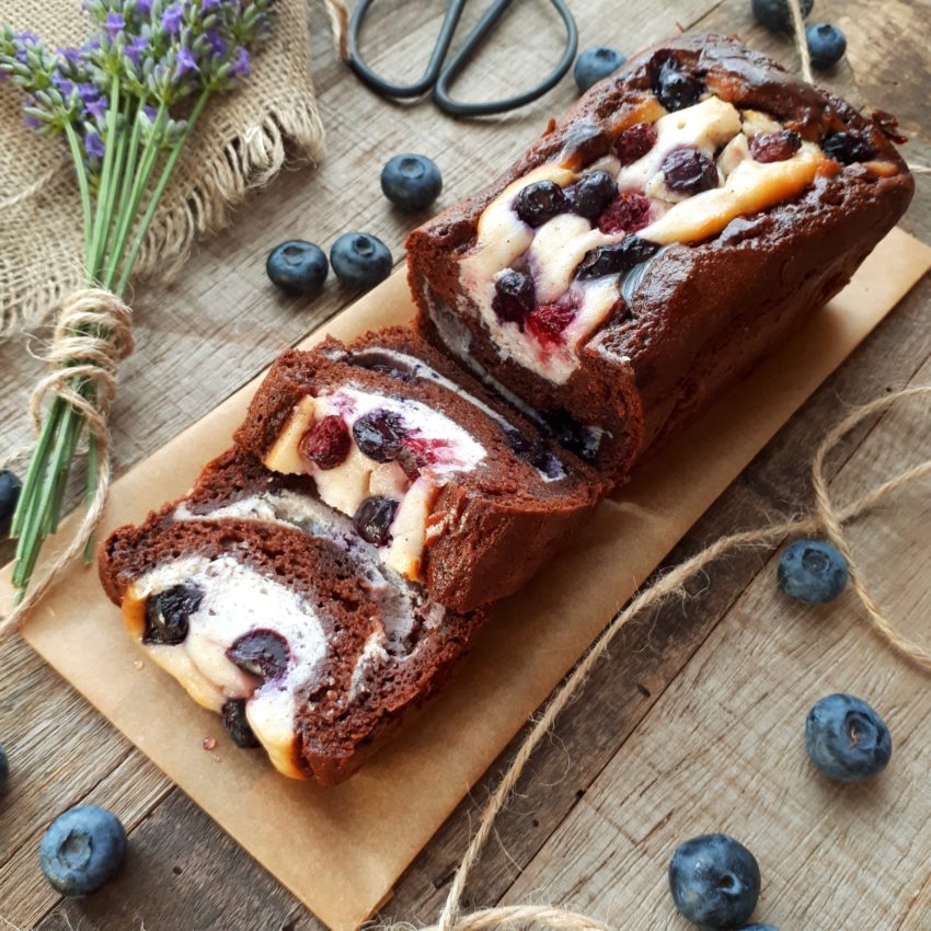 Plumcake cacao e ricotta